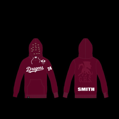 Dragons Soccer Sublimated Hoodie Thumbnail
