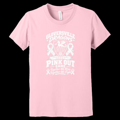 Gloversville Soccer Pink Out 2026 - Youth Jersey Short Sleeve Tee Thumbnail